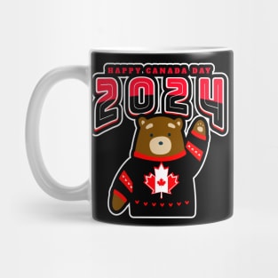 A PATRIOTIC Canada Day Bear Mug